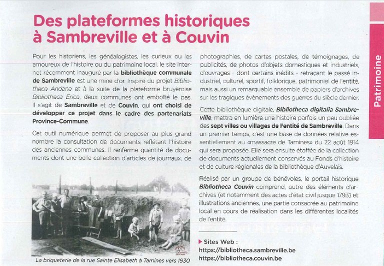 Article de Presse Mars 2019