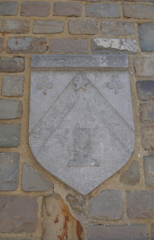 Plaque-écu « 1571 »