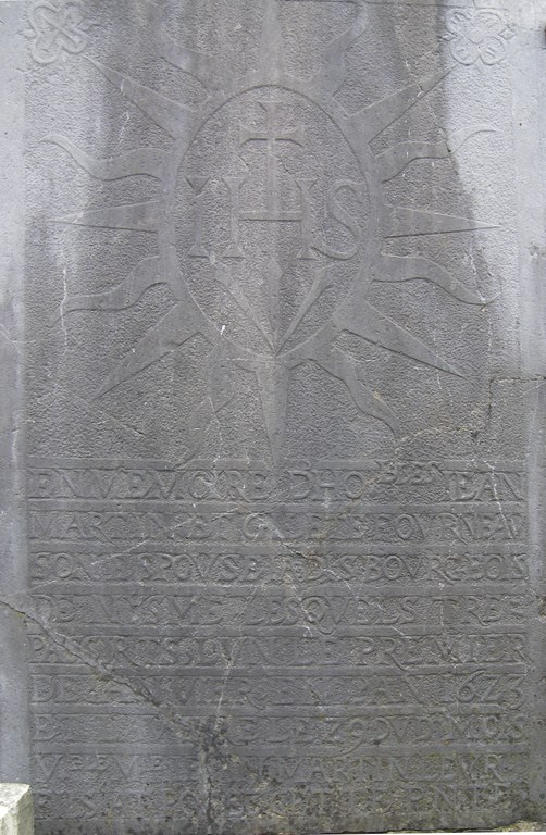 Plaque inscrite
