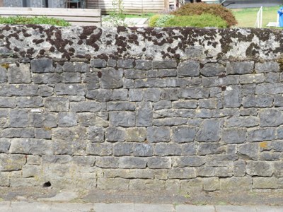 Mur de jardin clos