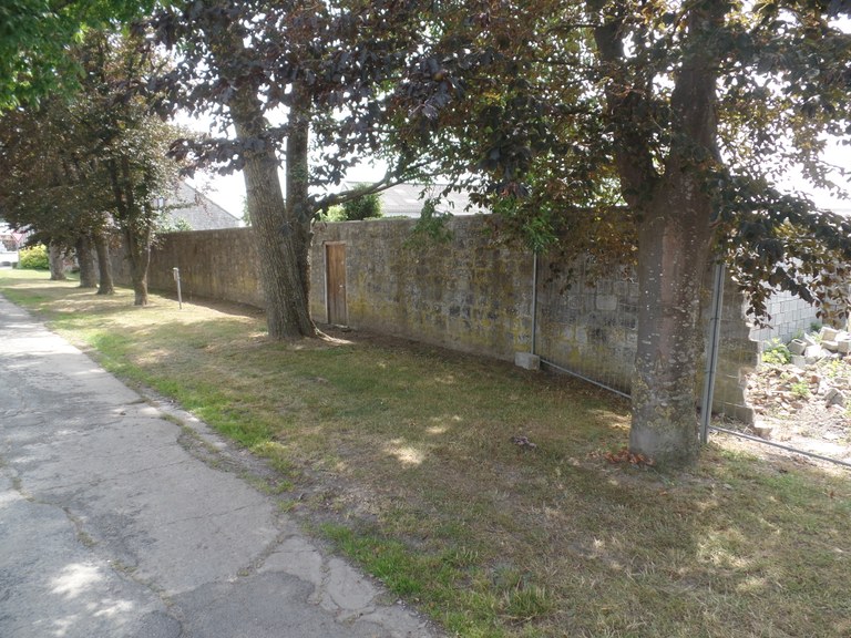 Mur de jardin clos