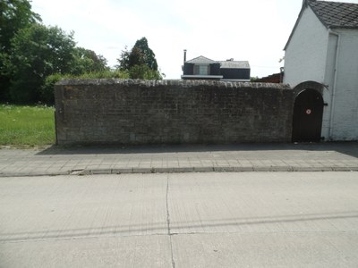 Mur de jardin clos