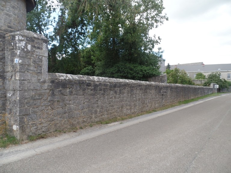 Mur de jardin clos
