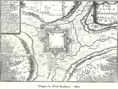 Plan Mariembourg 1694