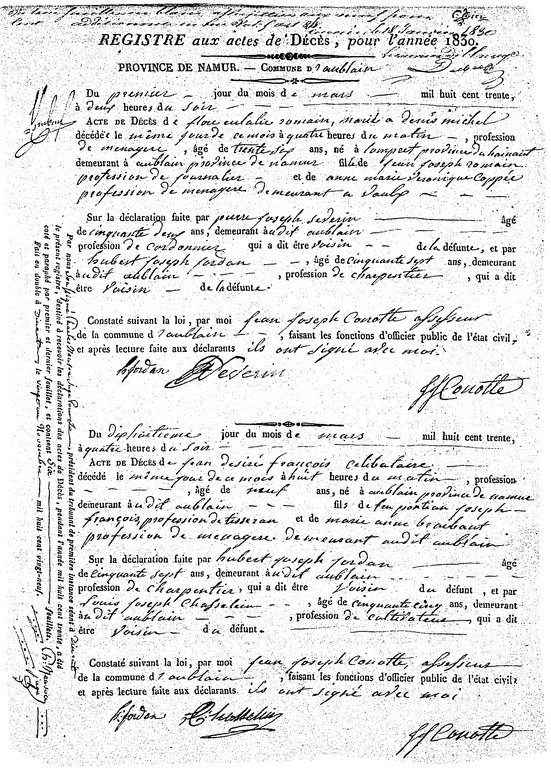 Actes 1 et 2