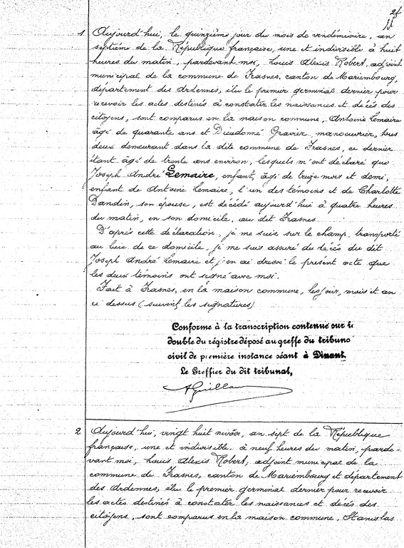 Actes 1 et 2