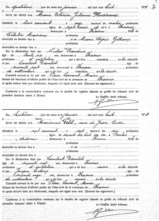 Actes 1 et 2