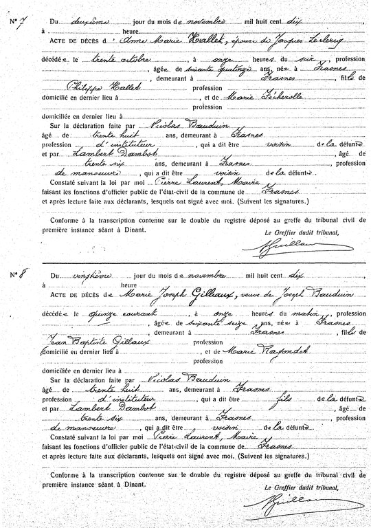 Actes 7 et 8