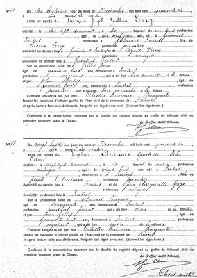 Actes 11 et 12