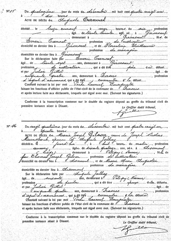 Actes 15 et 16