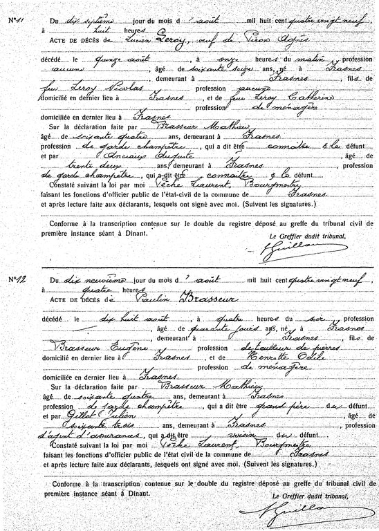 Actes 11 et 12