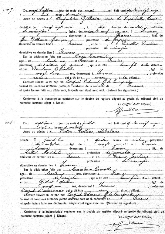 Actes 7 et 8