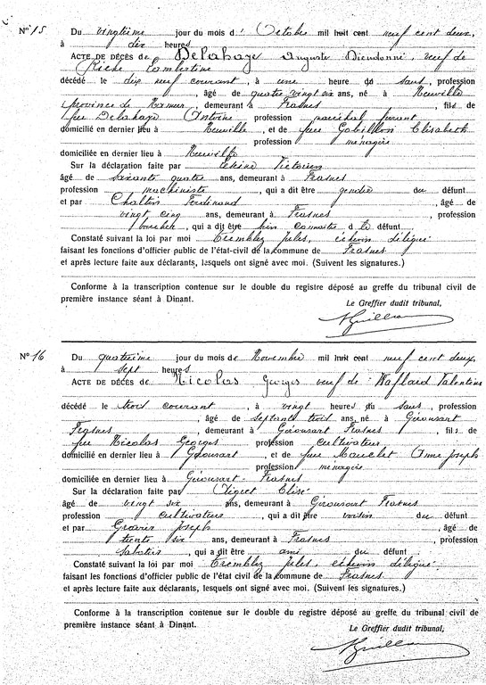 Actes 15 et 16
