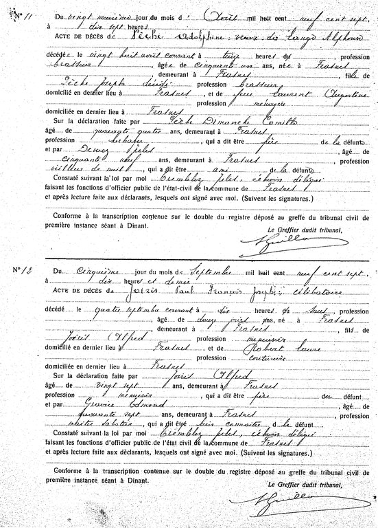 Actes 11 et 12