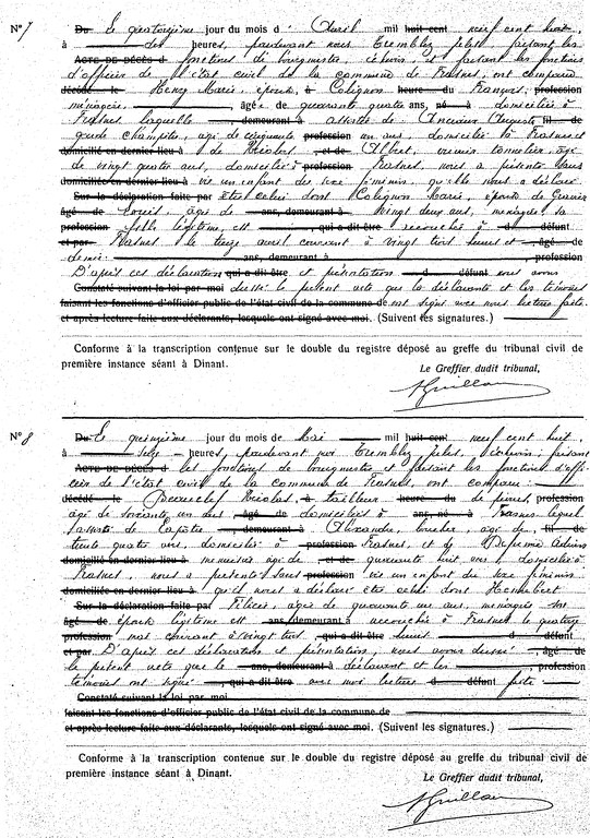 Actes 7 et 8