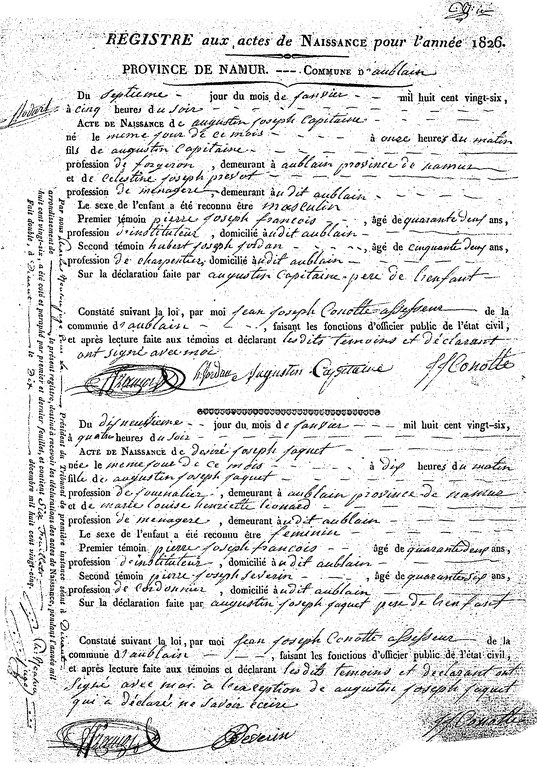 Actes 1 et 2