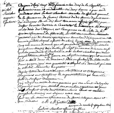 GOUTIERE Michel Stanislas Auguste