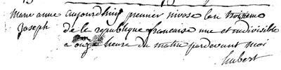 BRASSEUR Marie Anne Joseph