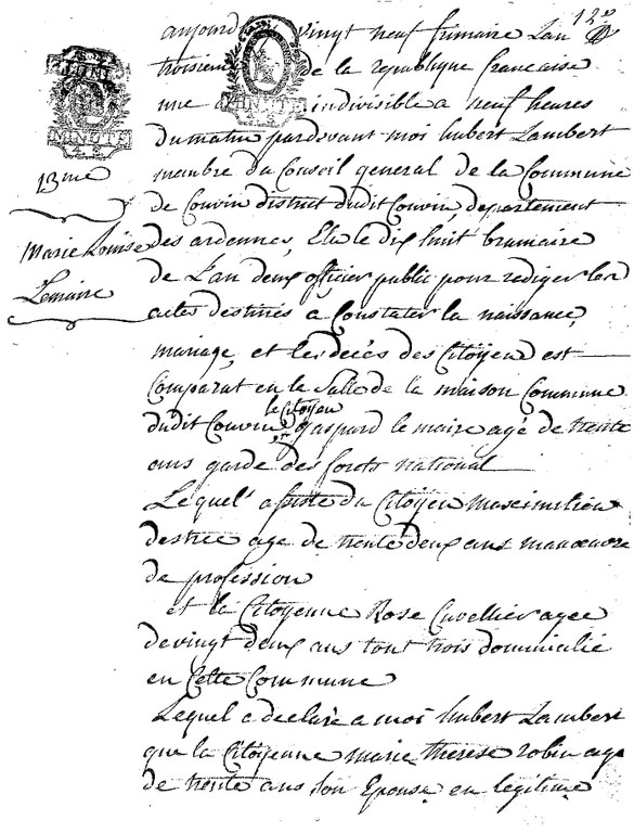 LEMAIRE Marie Louise