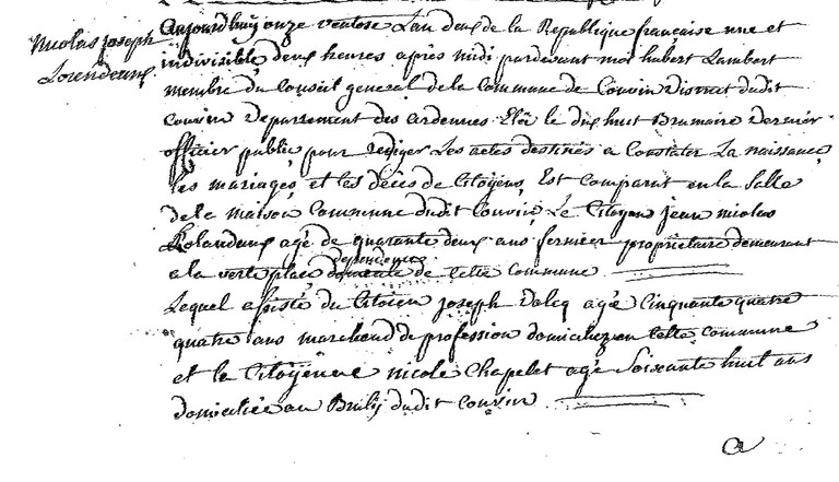 LORENDAUX Nicolas Joseph