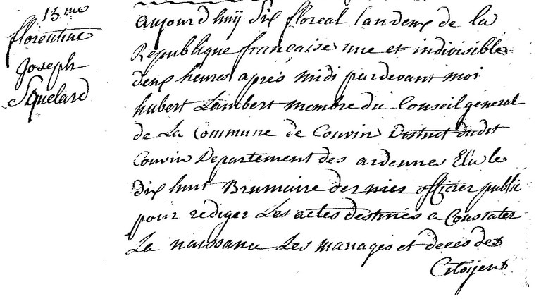 SQUELARD Florentine Joseph