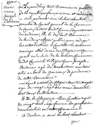 DARDENNE Marie Anne Joseph