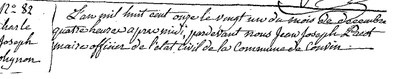 COLIGNION Charles Joseph