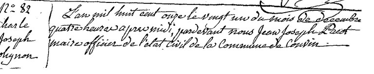 COLIGNION Charles Joseph