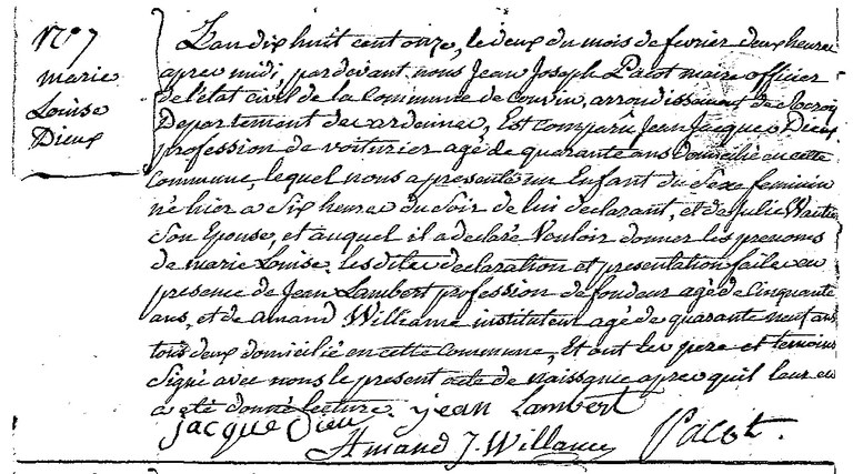 DIEUX Marie Louise