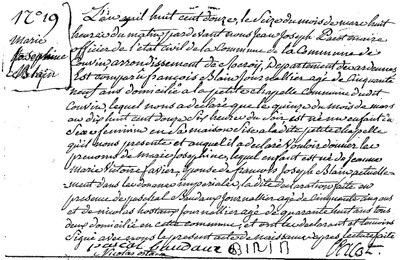 BLAIN Marie Joséphine