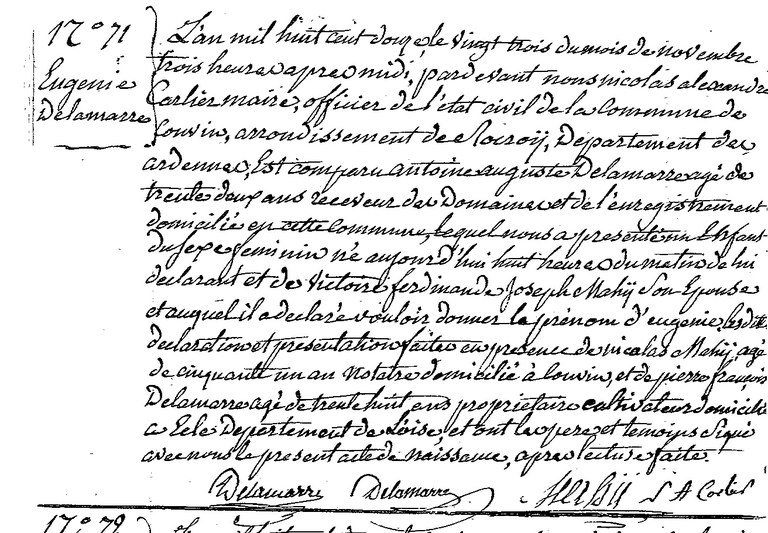 DELAMARRE Eugénie