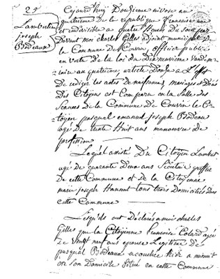 BAUDAUX Lambertine Joseph