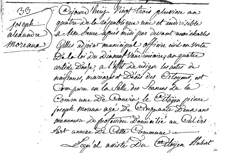 MOREAUX Joseph Alexandre