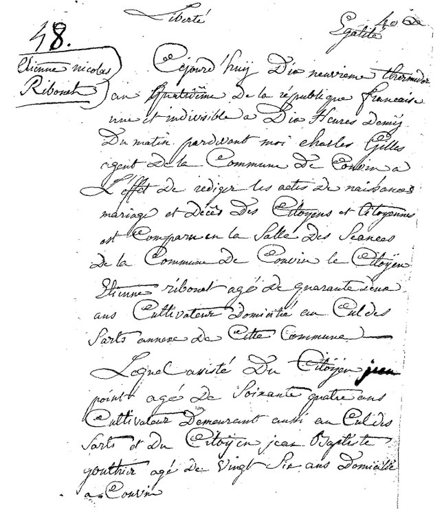 RIBONET Etienne Nicolas
