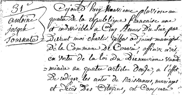 TOURNATA Antoine Joseph