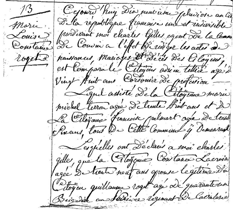ROGET Marie Louise Constance
