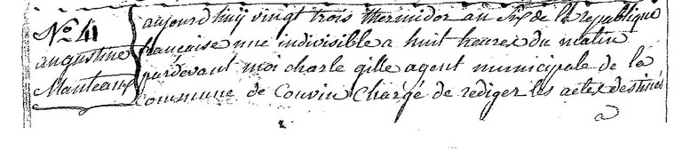 MANTEAU Augustine