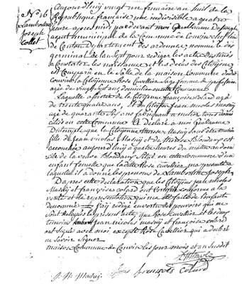 COLLET Lambertine Joseph