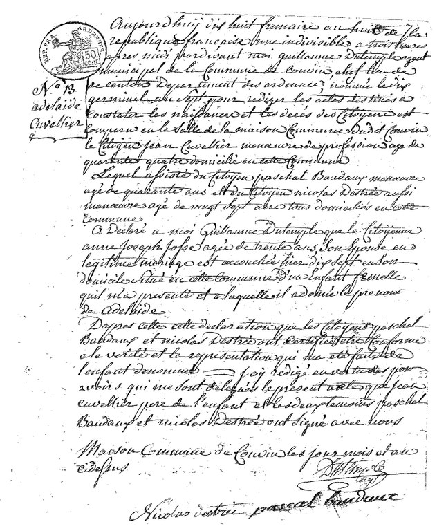 CUVELLIER Adelaïde