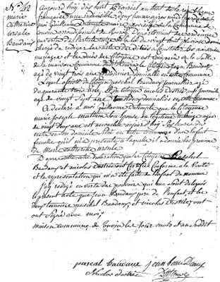 BAUDAUX Marie Catherine Ursule