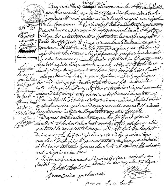 COTTE Jean Baptiste Augustin Joseph