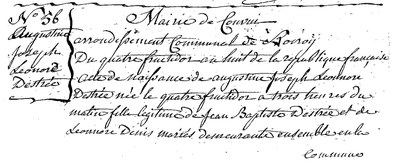 DESTREE Augustine Joseph Leonore