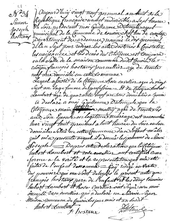 HOSTAUX Simon Joseph
