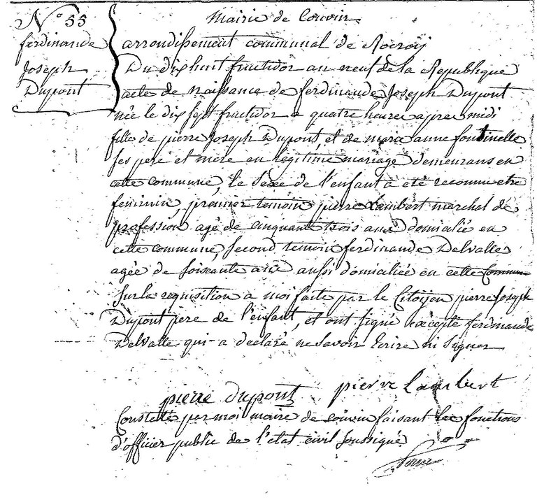 DUPONT Ferdinande Joseph