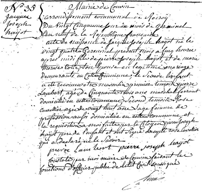 FAGOT Marie Dorothé Joseph