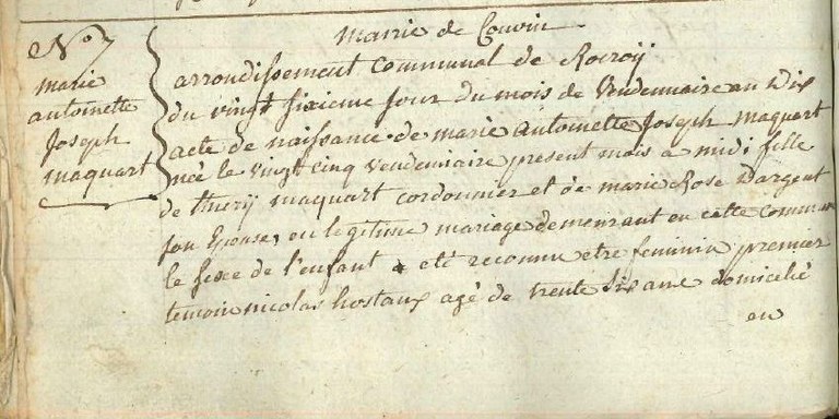 MAQUART Marie Antoinette Joseph
