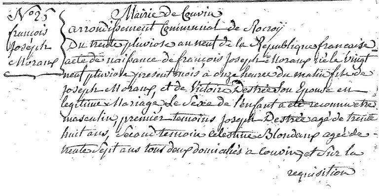 MORAUX François Joseph