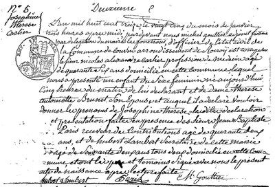 CARLIER Joséphine Thérèse