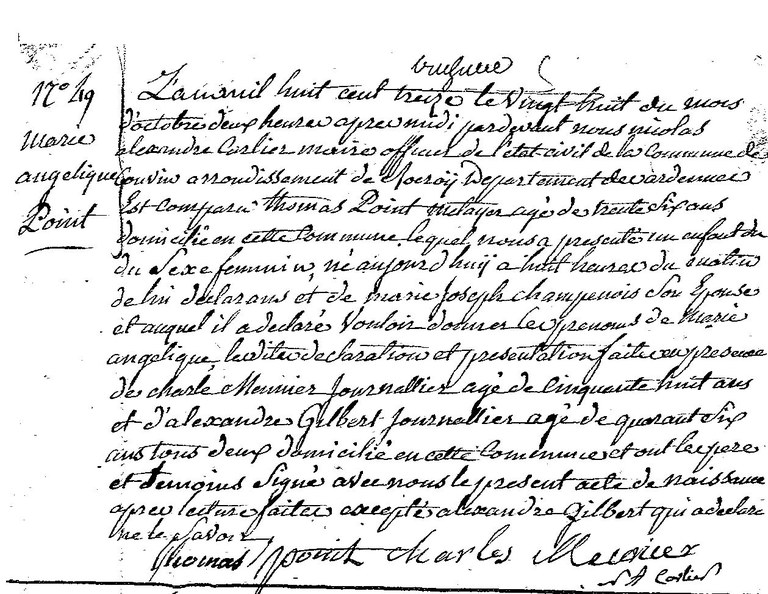 POINT Marie Angélique