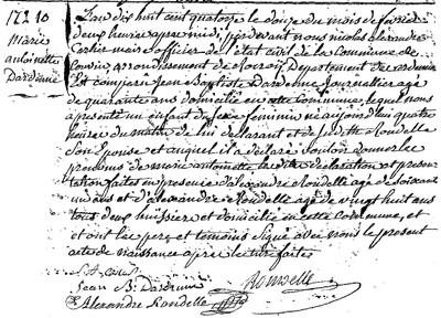 DARDENNE Marie Antoinette